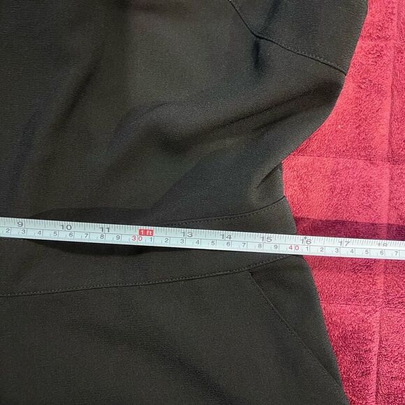 Madewell Womens Size 12 Apron Bow Back Jumpsuit Wide Leg Black Relaxed Fit - Picture 14 of 15